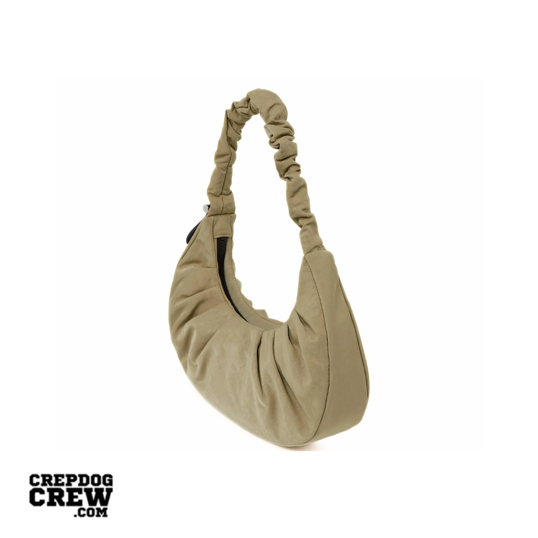 KARL LAGERFELD Gathered small hobo bag Travertine