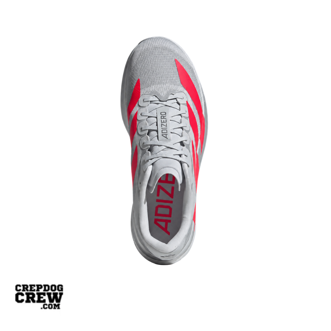 adidas Adizero Evo SL Silver Metallic Lucid Red