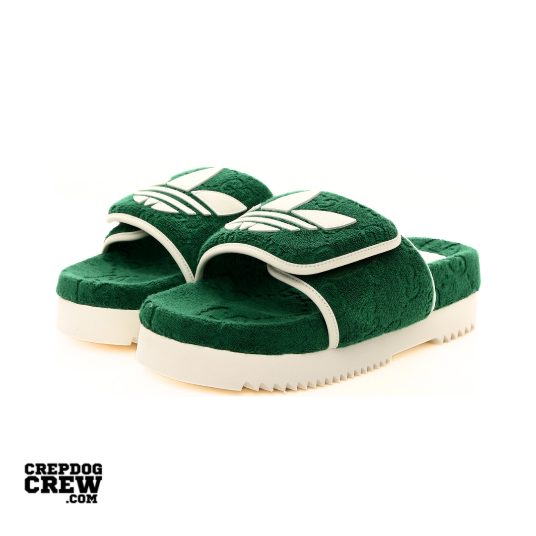 adidas x Gucci GG Platform Sandal Green