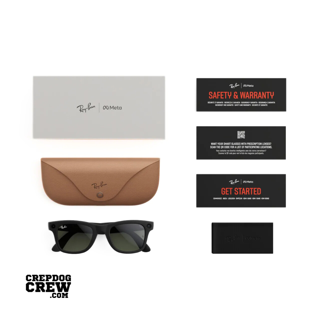 Ray-Ban Meta Wayfarer Matte Black ( Graphite Green )