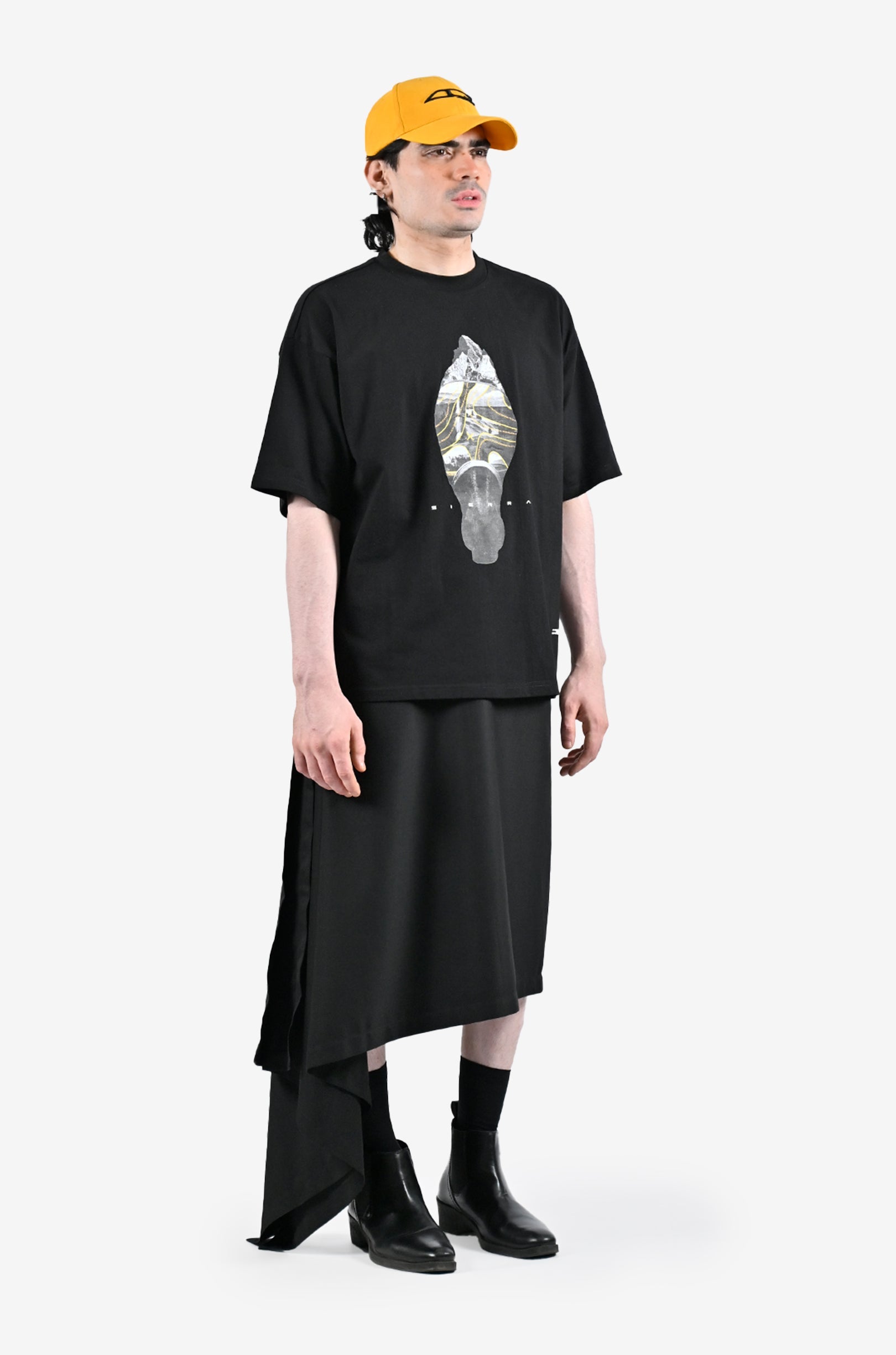 Tata Sierra x HUEMN horse-printed t-shirt