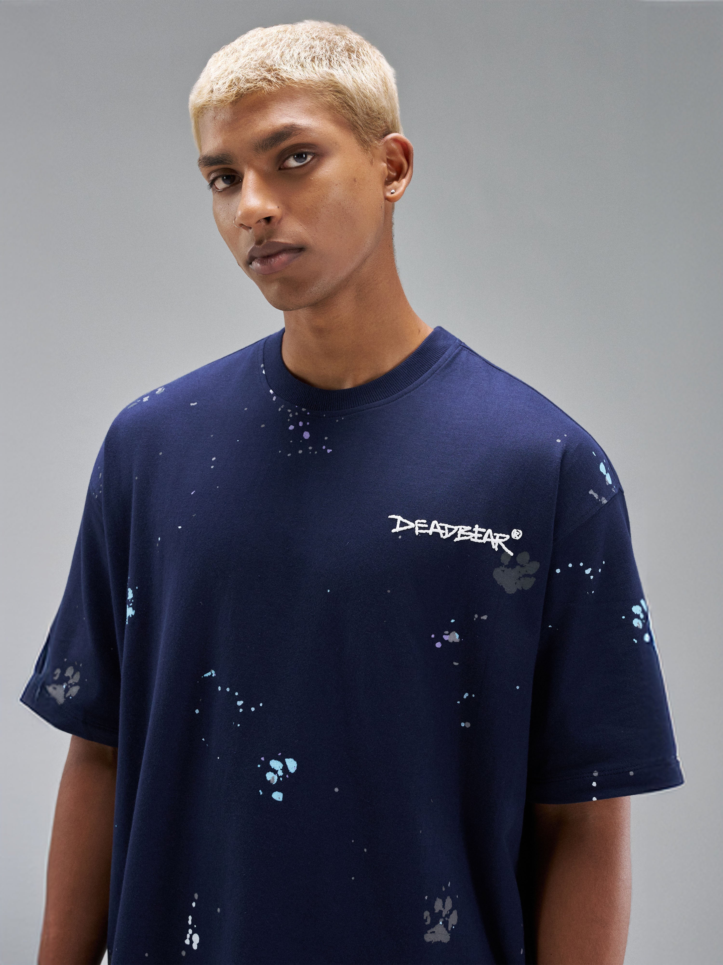 Grumpy Bear Tee Navy