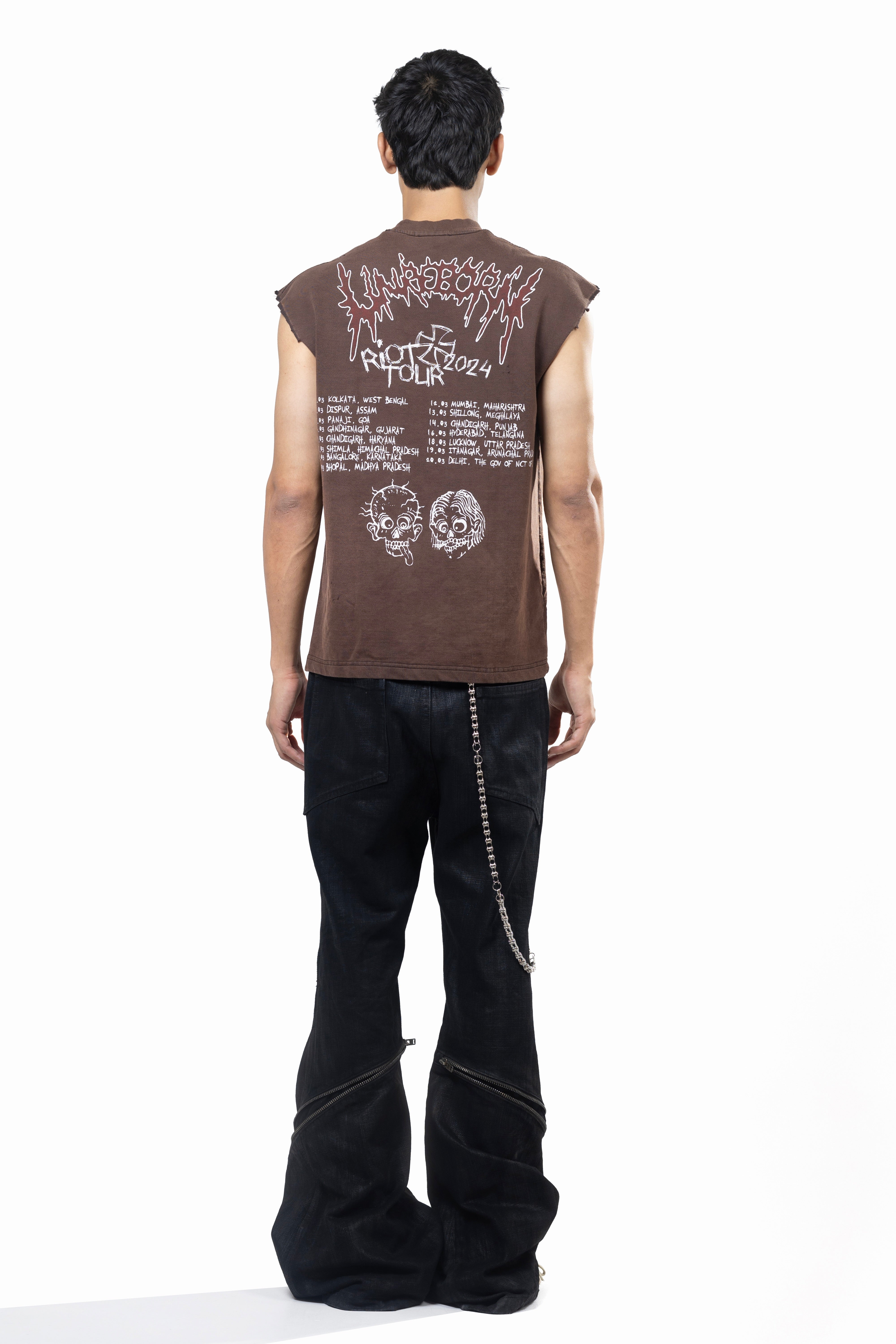 Unreborn Summer Tour Tank Brown