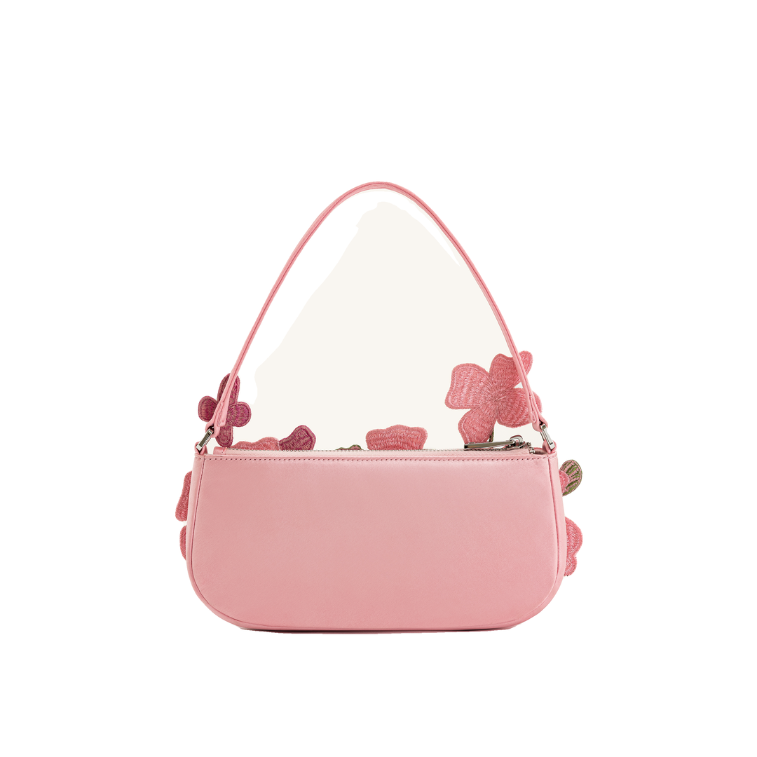 JW PEI Leona Bead Embellished Shoulder Bag - Pink
