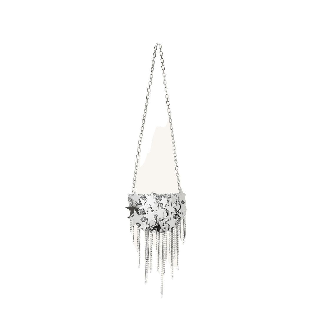JW PEI Anika Star-Embellished Chain Bag - Silver