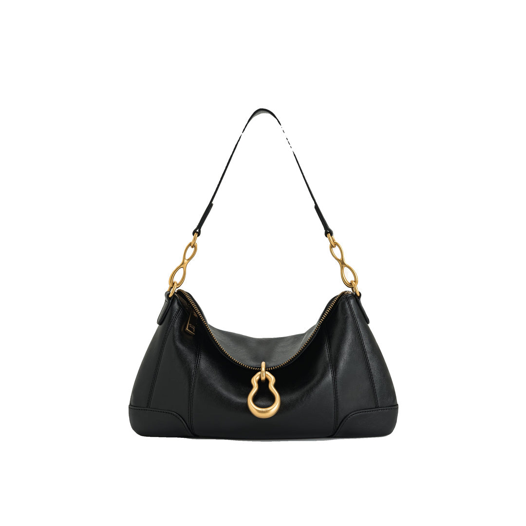 JW PEI Jayla Metal Pendant Embellished  Shoulder Bag - Black