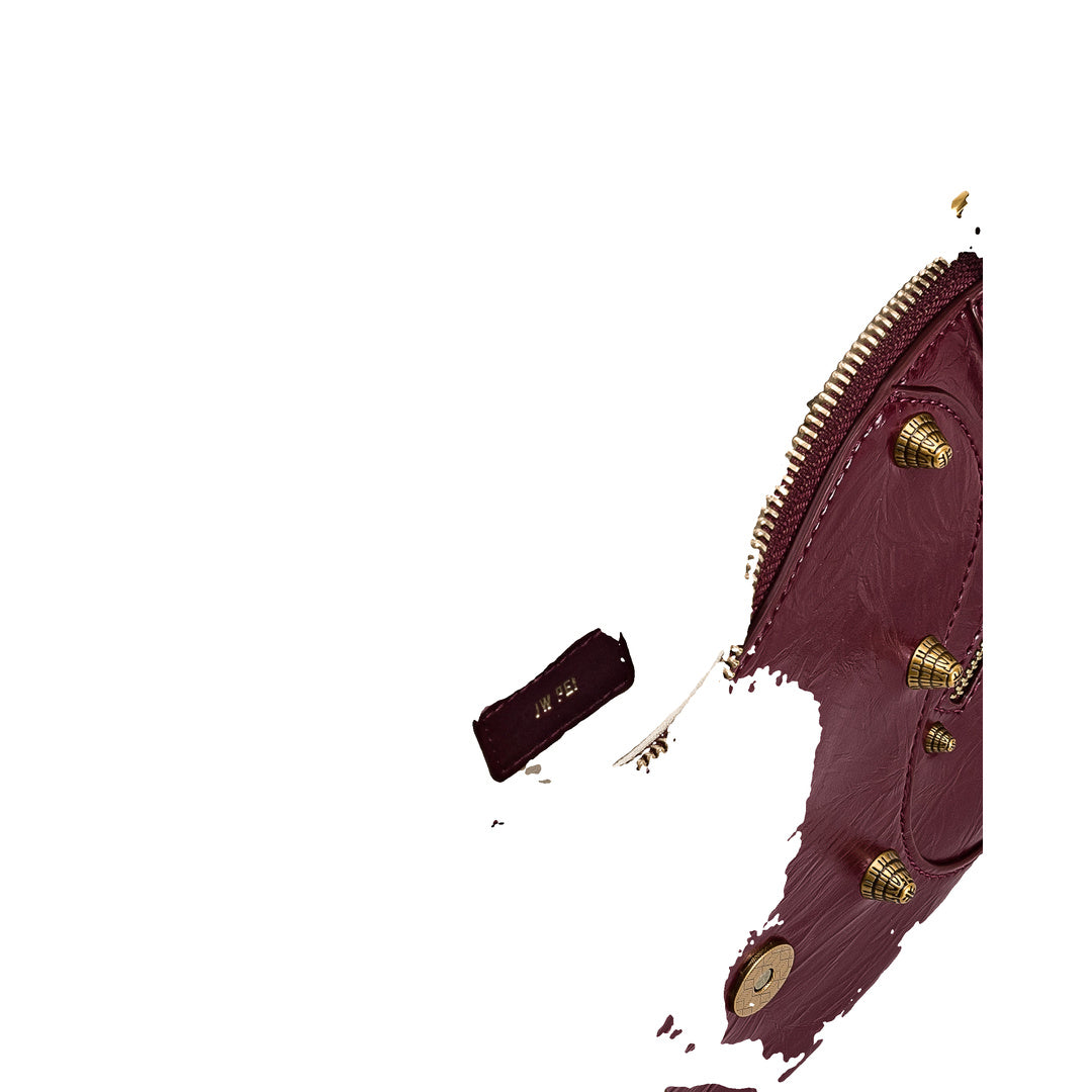 JW PEI Tessa Studded Shoulder Bag - Burgundy
