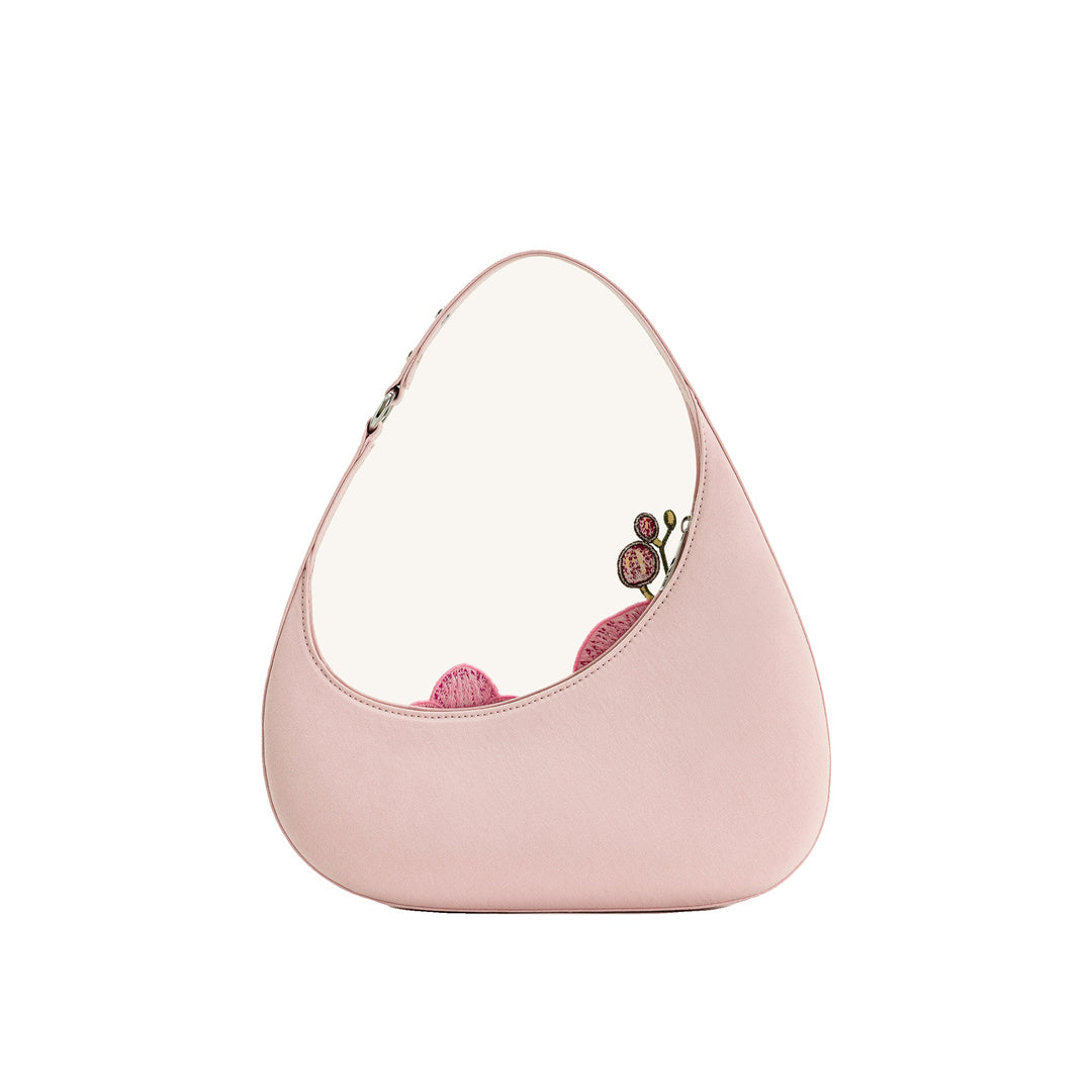 JW PEI Harlee Orchid Embroidered Shoulder Bag - Pink