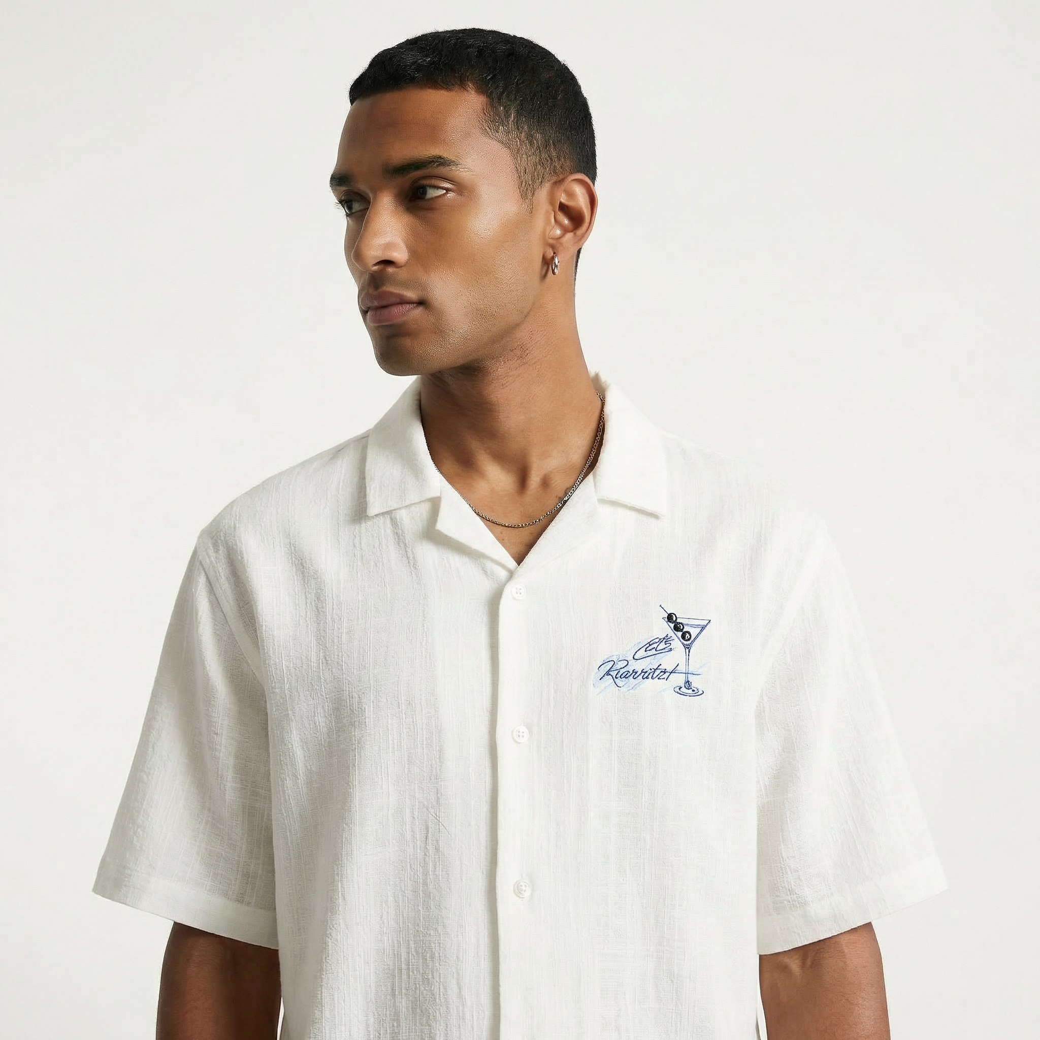 Elevat4 - Linen Shirt white