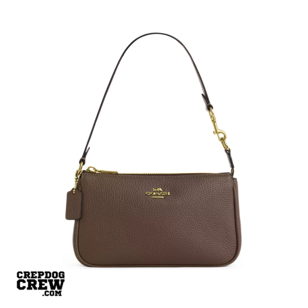 Coach Nolita 19 pebbled leather Gold Dark Stone