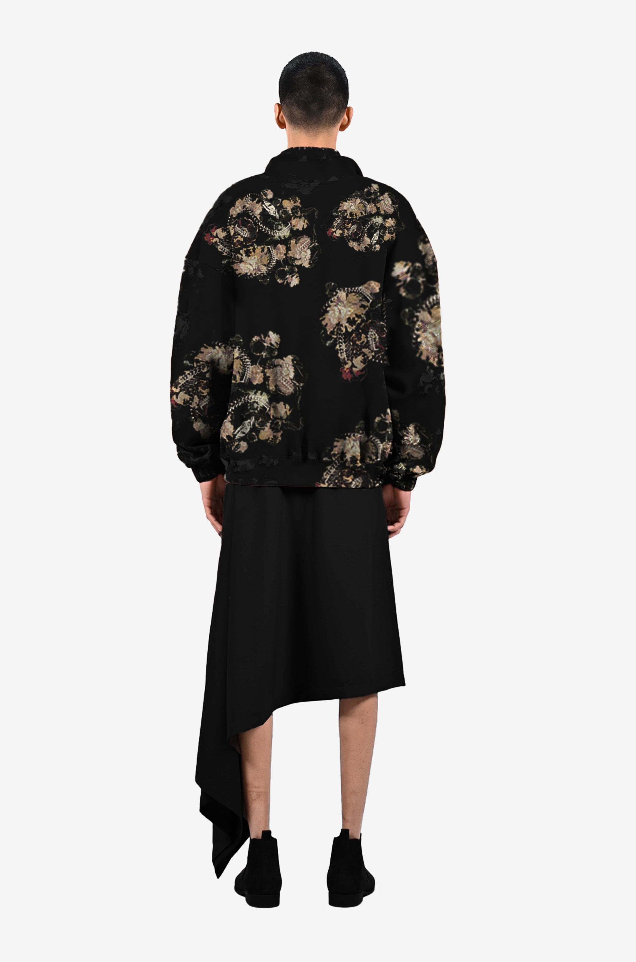 Foliage in the fall sweatshirt - Black