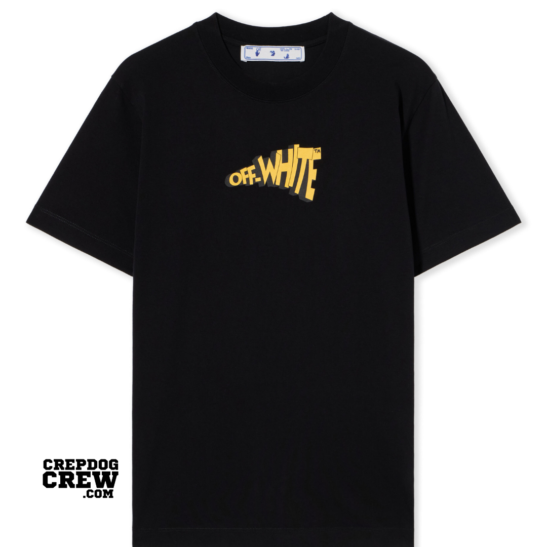 OFF WHITE CARTOON ARROW SLIM TEE	BLACK