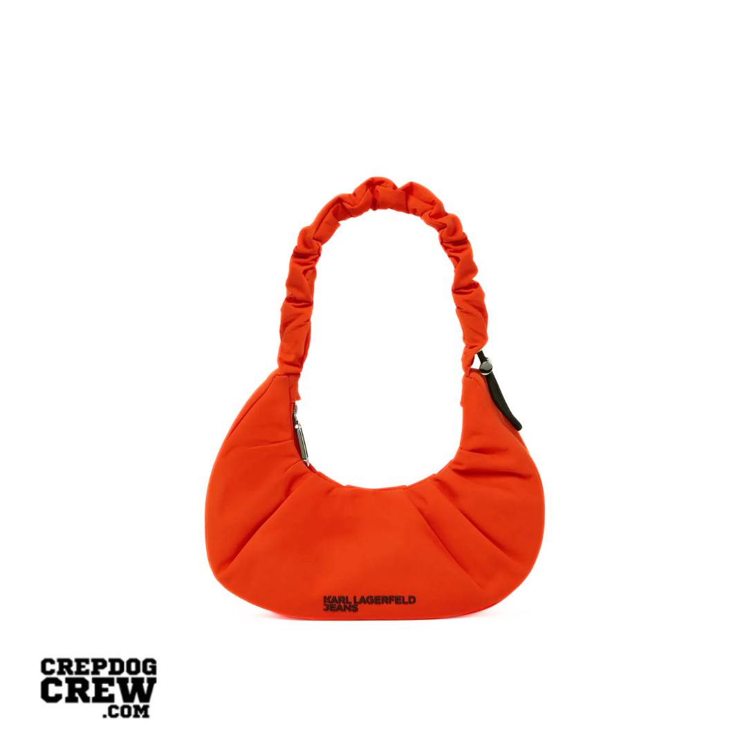 KARL LAGERFELD Gathered small hobo bag Grenadine