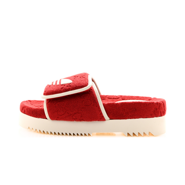 adidas x Gucci Monogram Slide Red