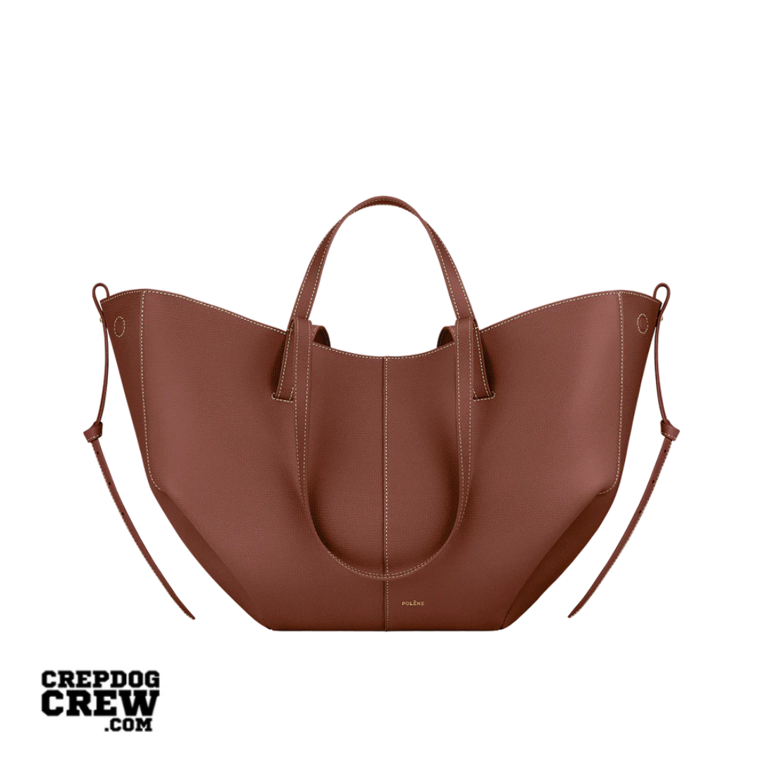 polene Cyme Edition Textured Cognac