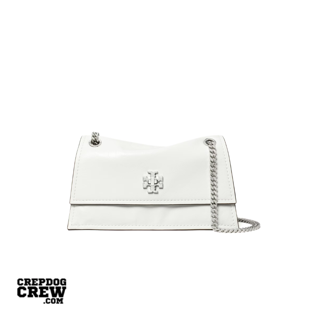 TORY BURCH MINI KIRA TURNLOCK SHOULDER BAG bianco