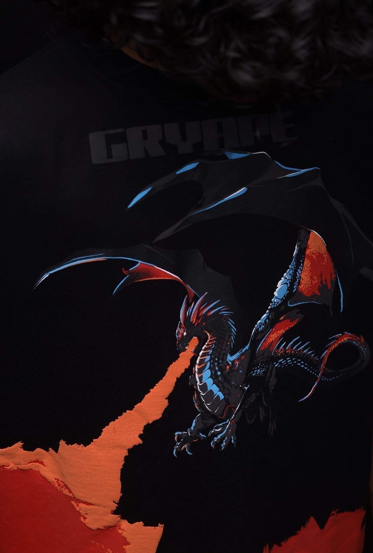 BLACK FLAMEBORN T-SHIRT