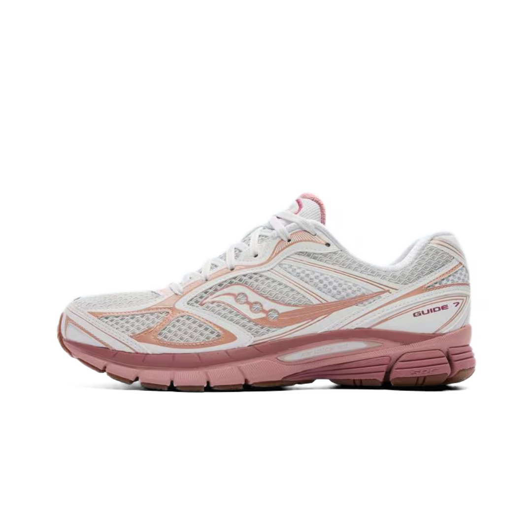 Saucony ProGrid Guide 7 White Peach
