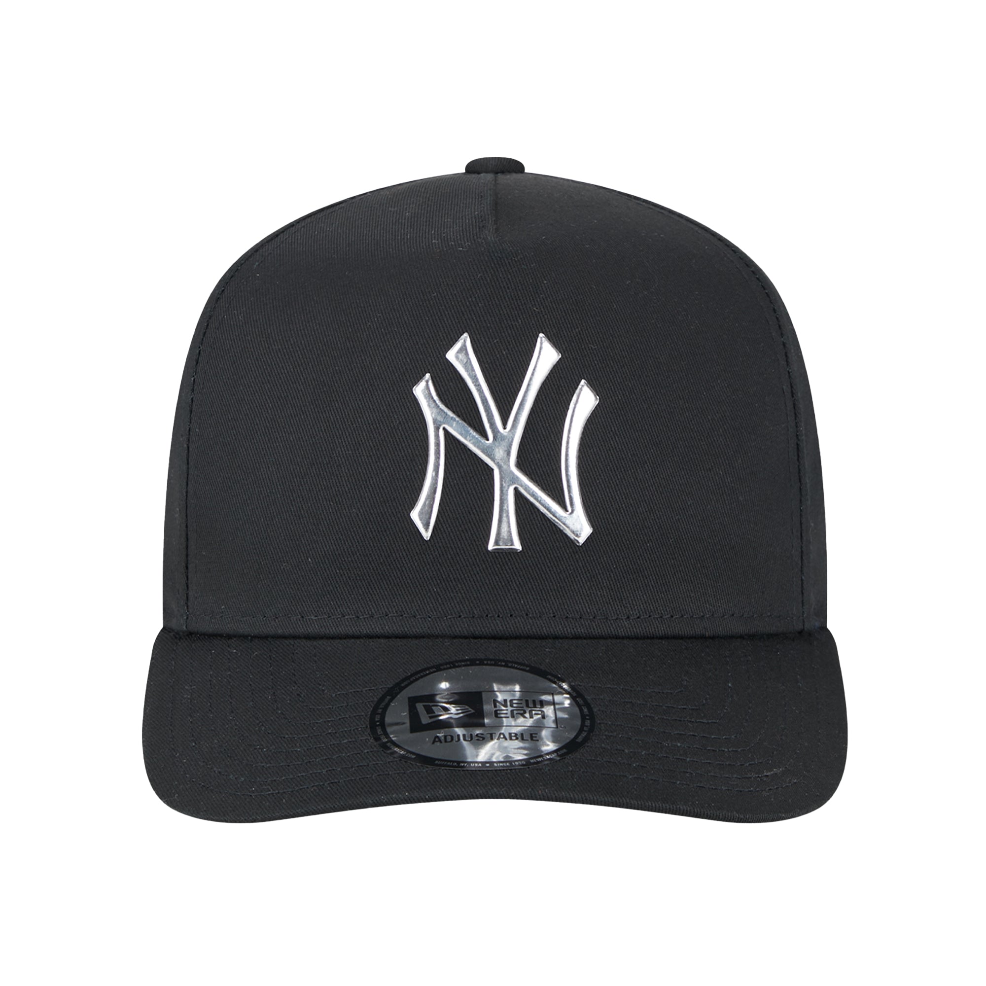 New York Yankees Foil Pack Black A-Frame Trucker