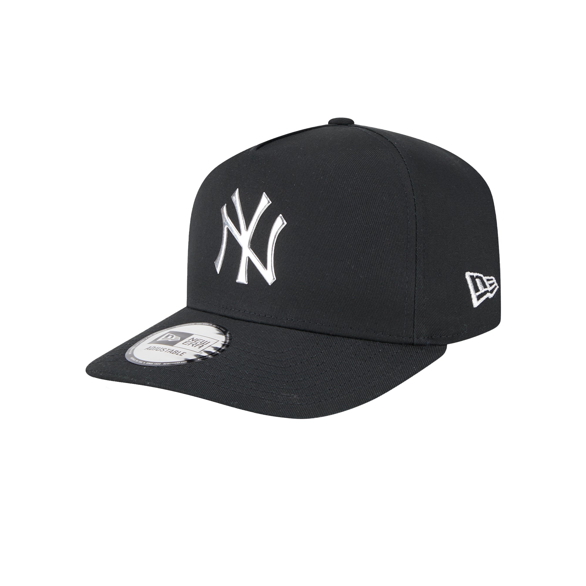 New York Yankees Foil Pack Black A-Frame Trucker