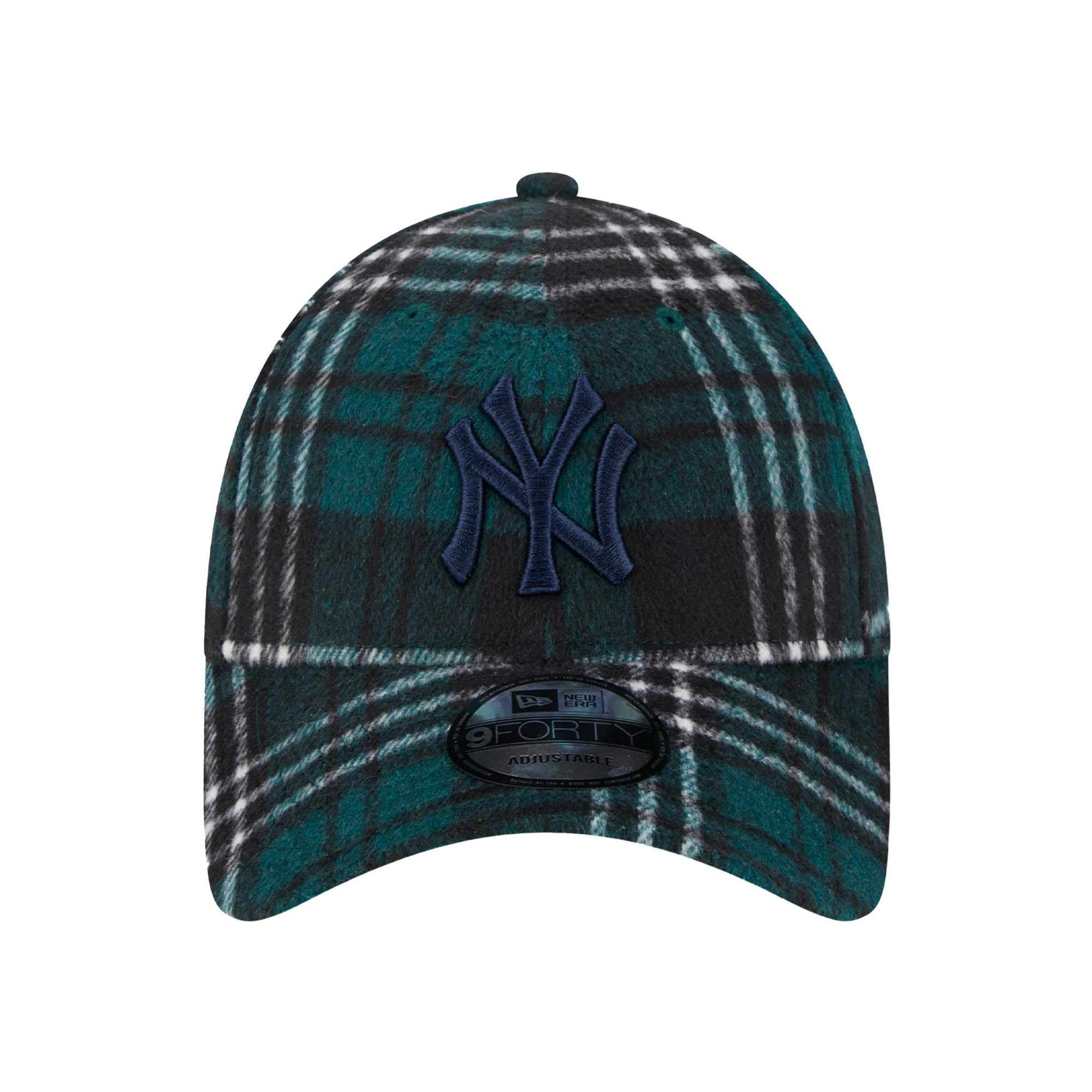 New York Yankees Check Green 9FORTY Adjustable