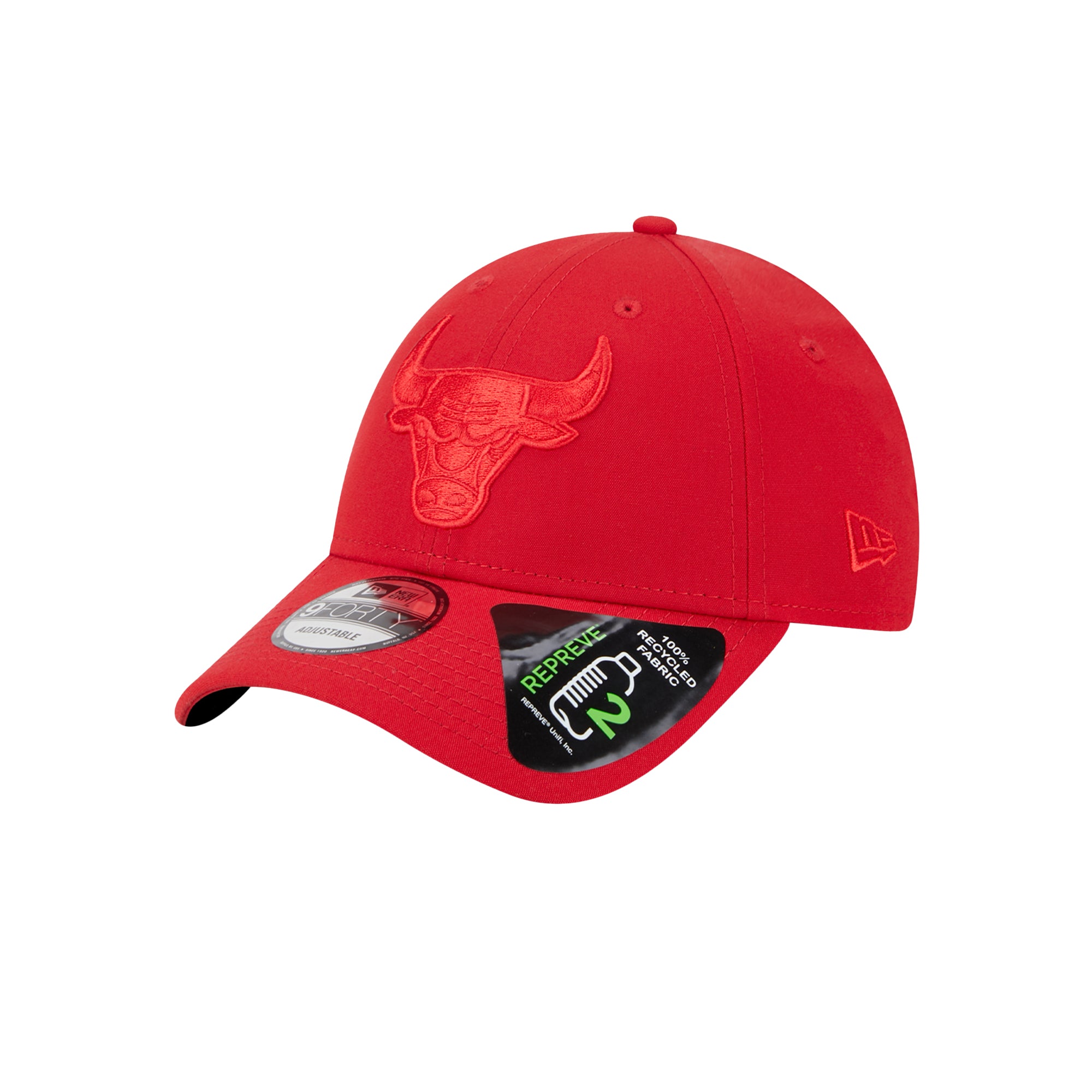 Chicago Bulls Repreve Outline Red 9FORTY Adjustable