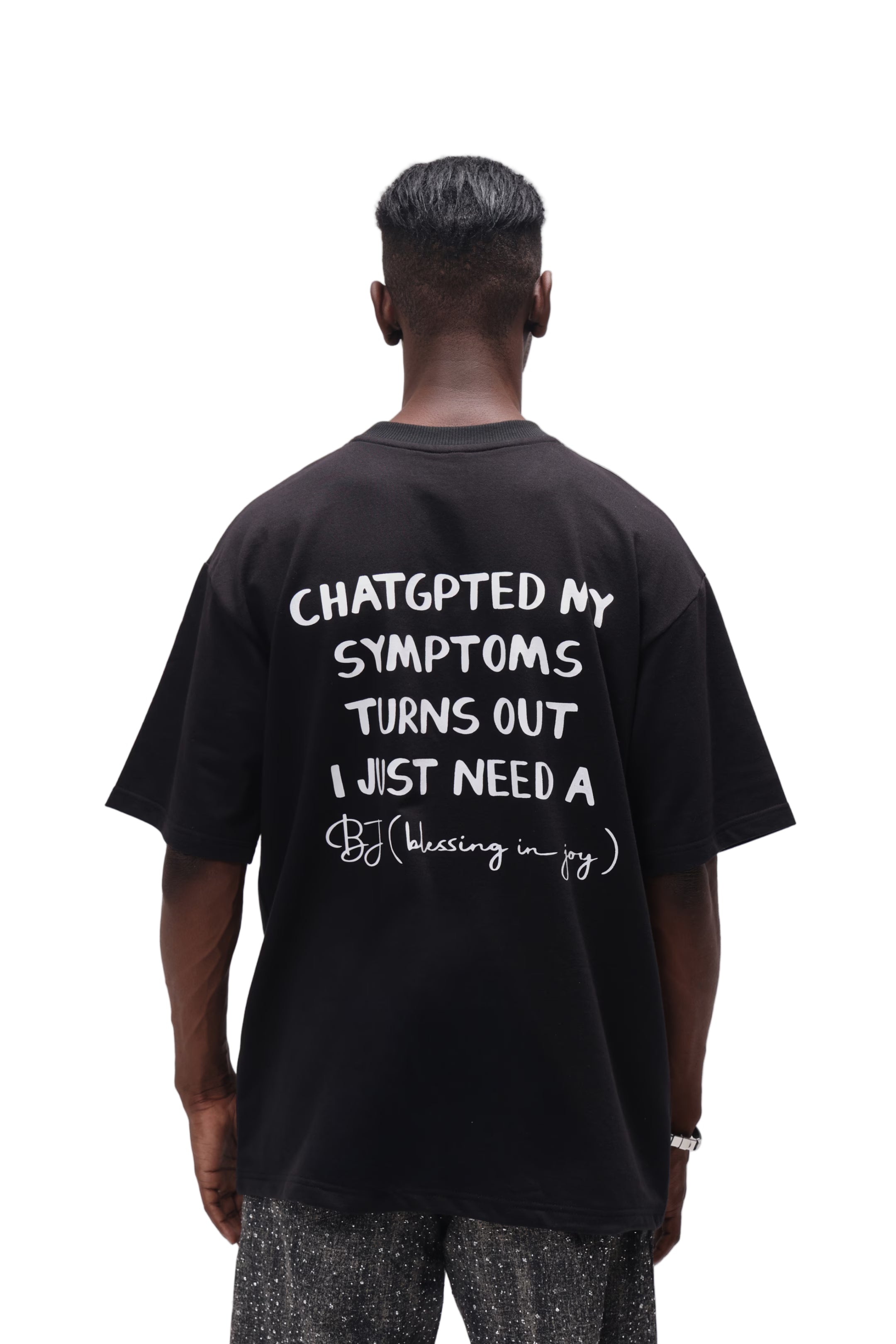 CERISE CHATGPT OVERSIZED TSHIRT