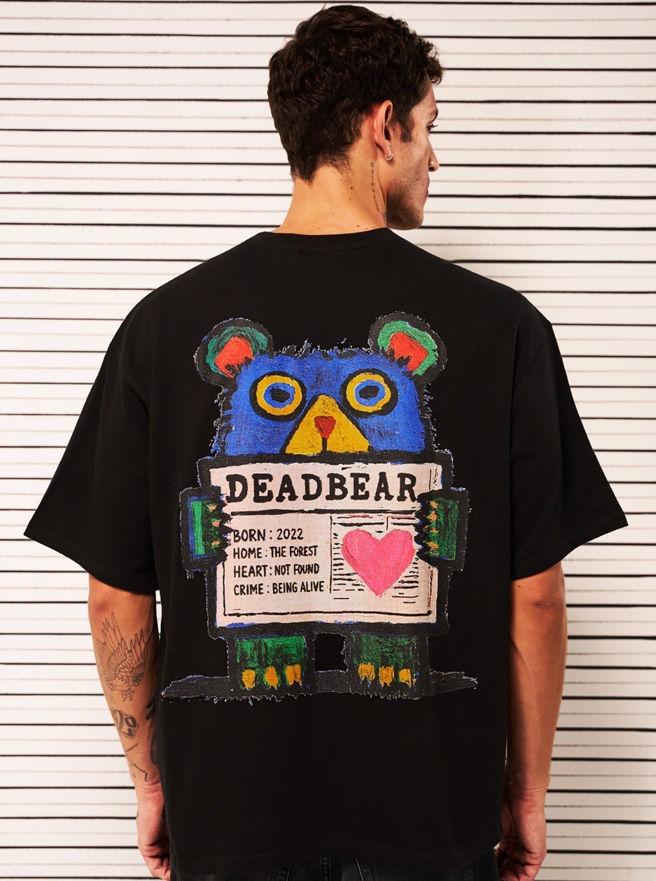 Mugshot Tee Black