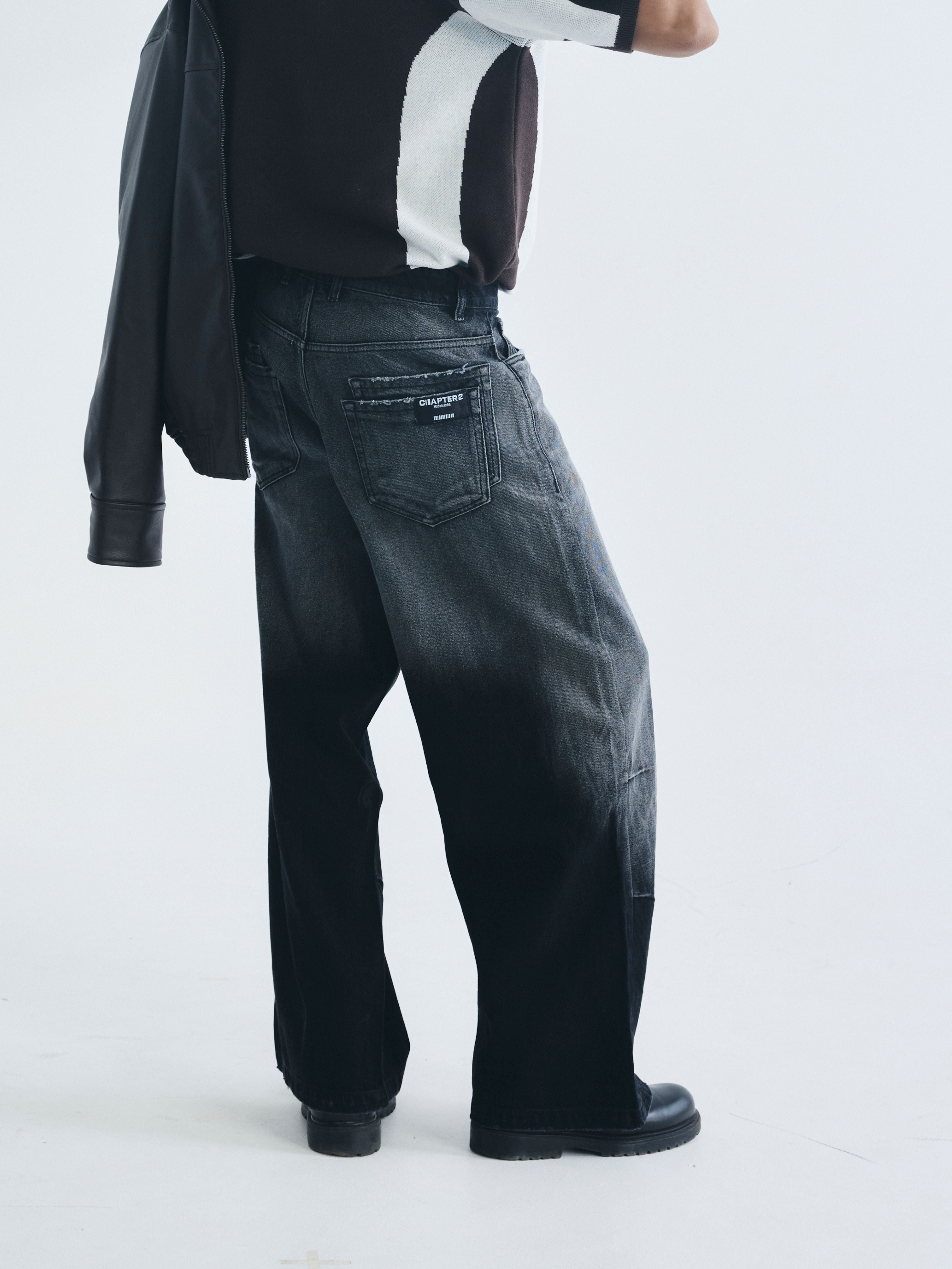 Ombre Faded Washed Denims