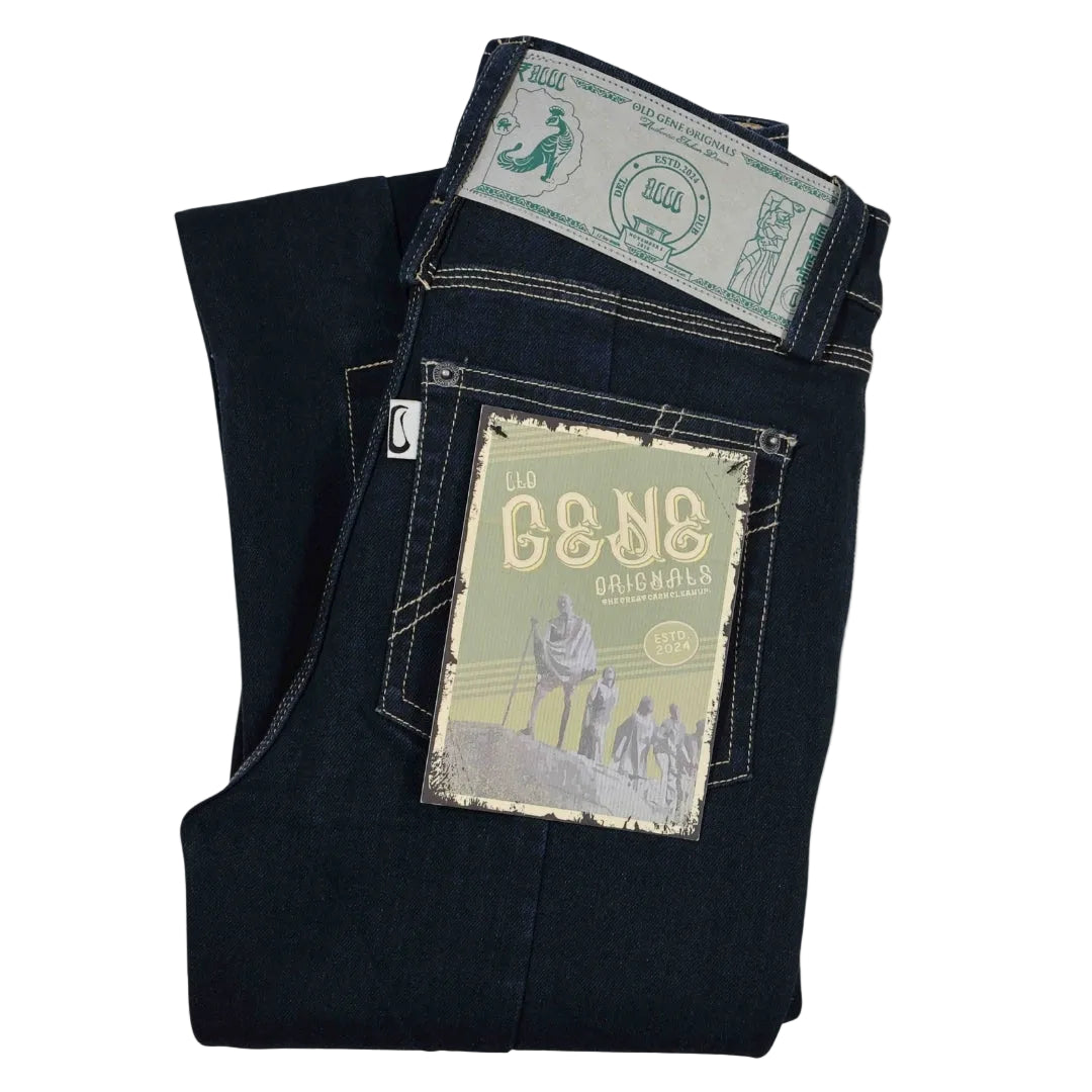 Women's Dark Selvedge Jeans - Vintage India