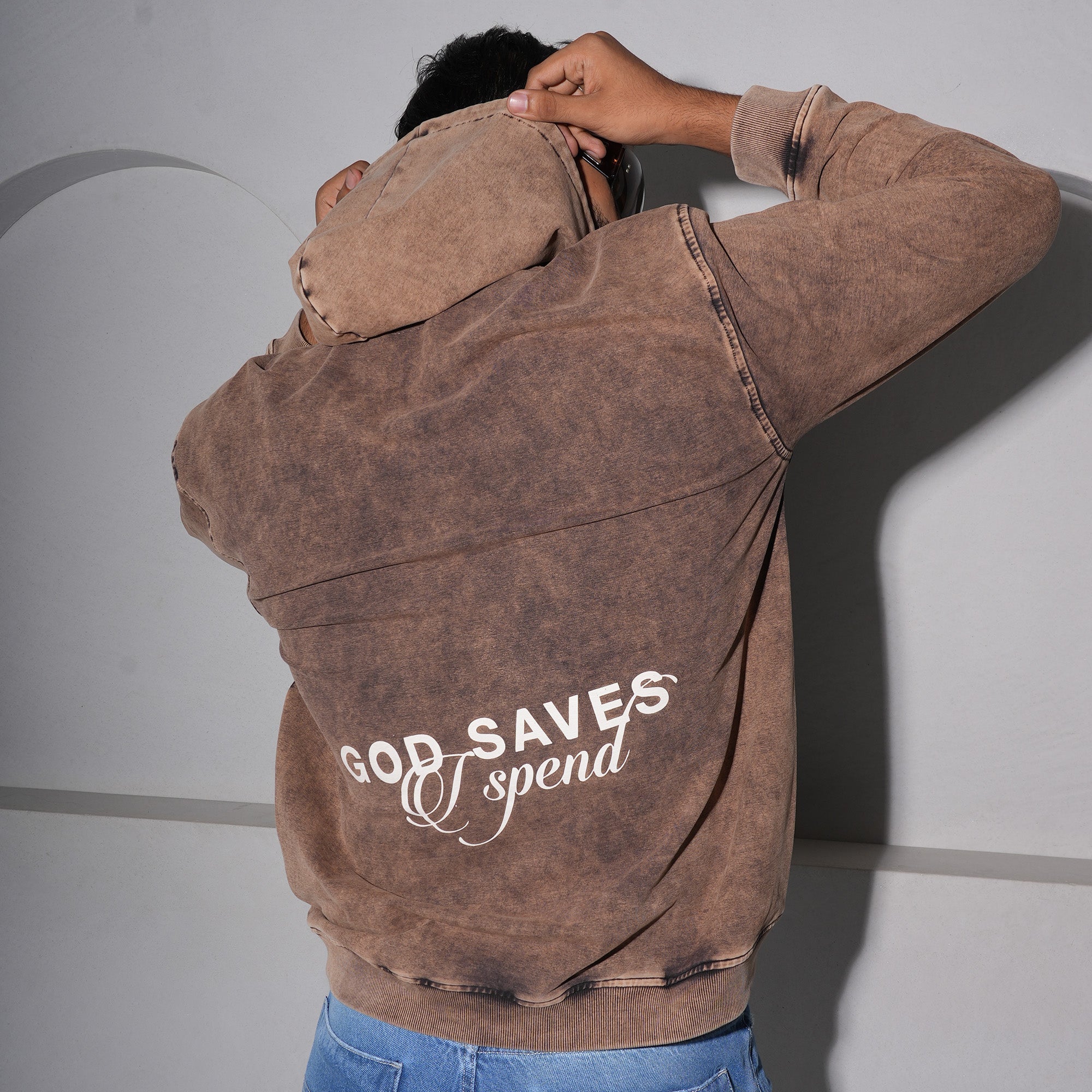 GOD SAVES BROWN HOODIE