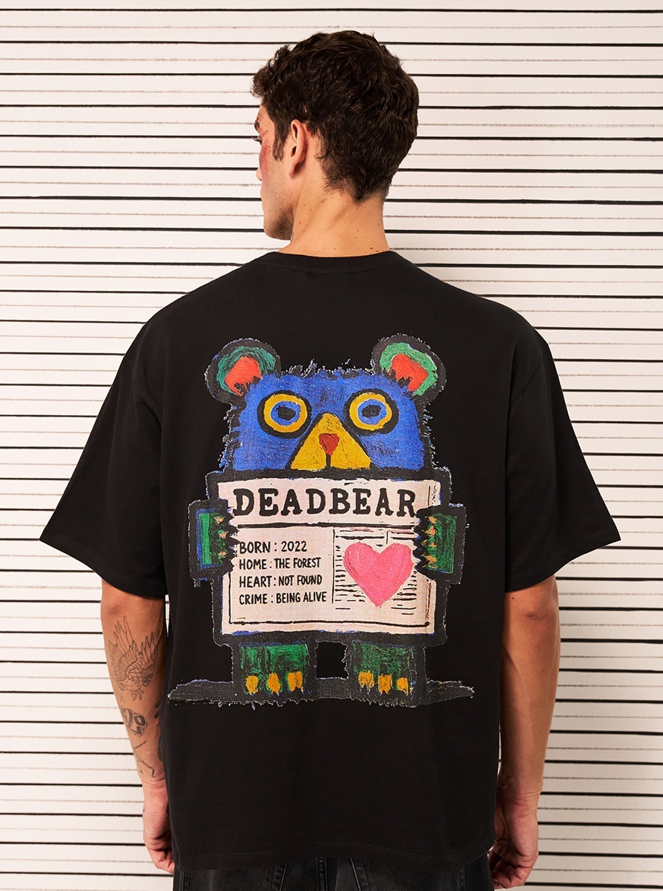 Mugshot Tee Black