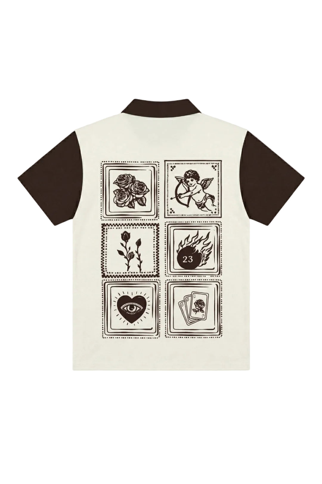 CERISE WILDCARD POLO TSHIRT