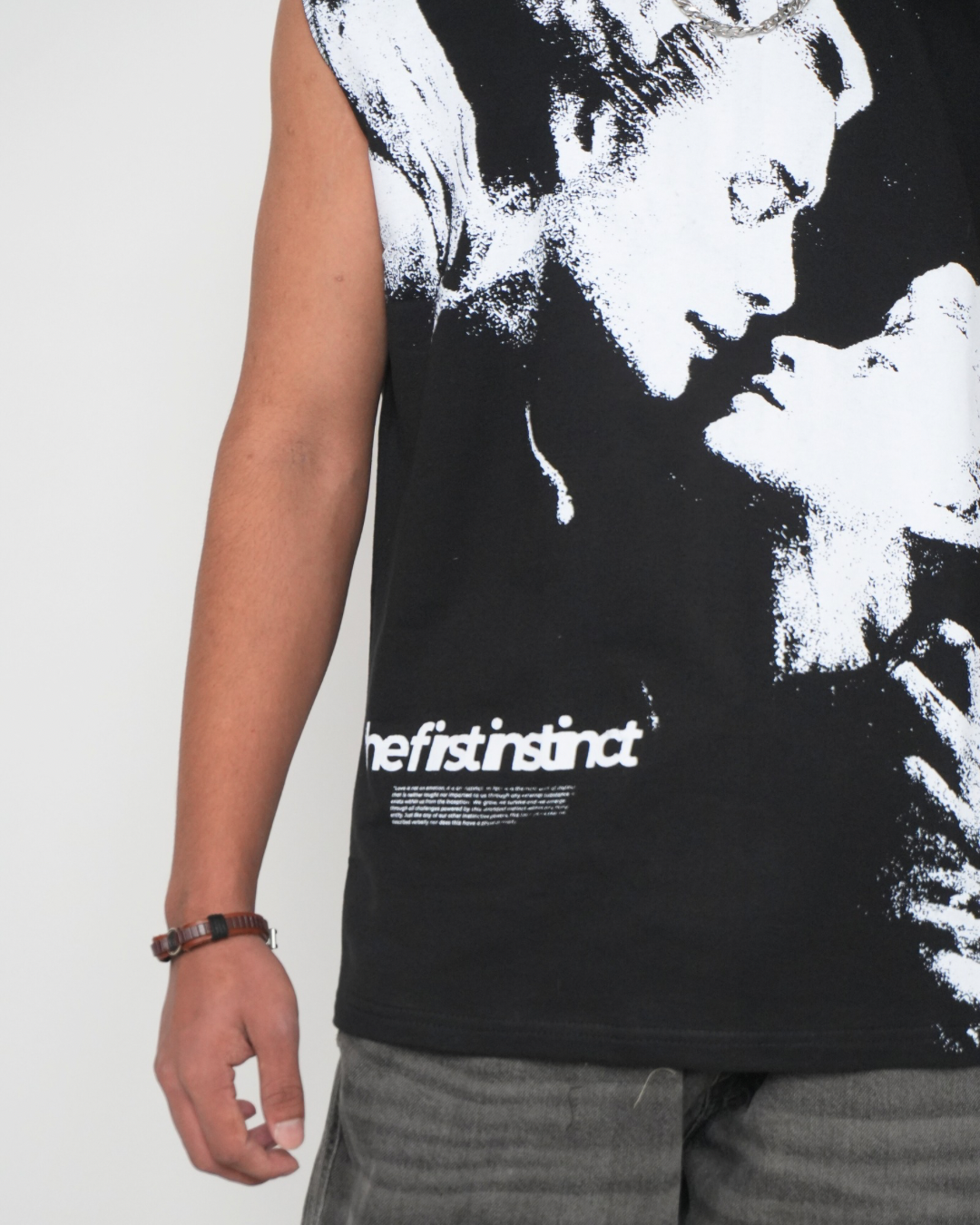 The First Instinct - Sleeveless T-shirt (Black)