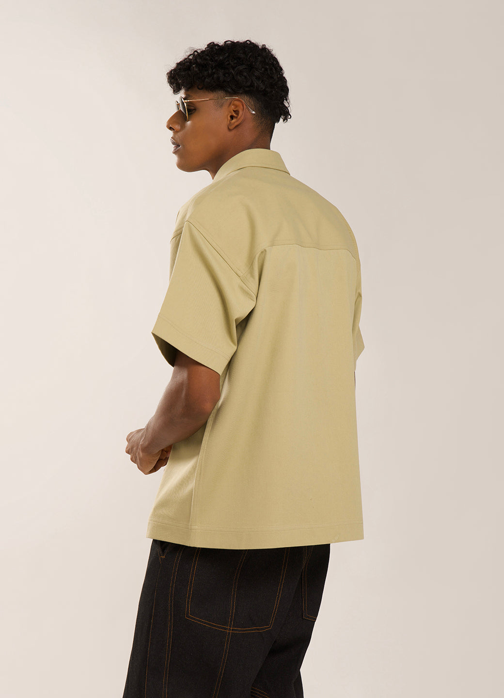 CLASSY HARLEM  SHIRT - BEIGE