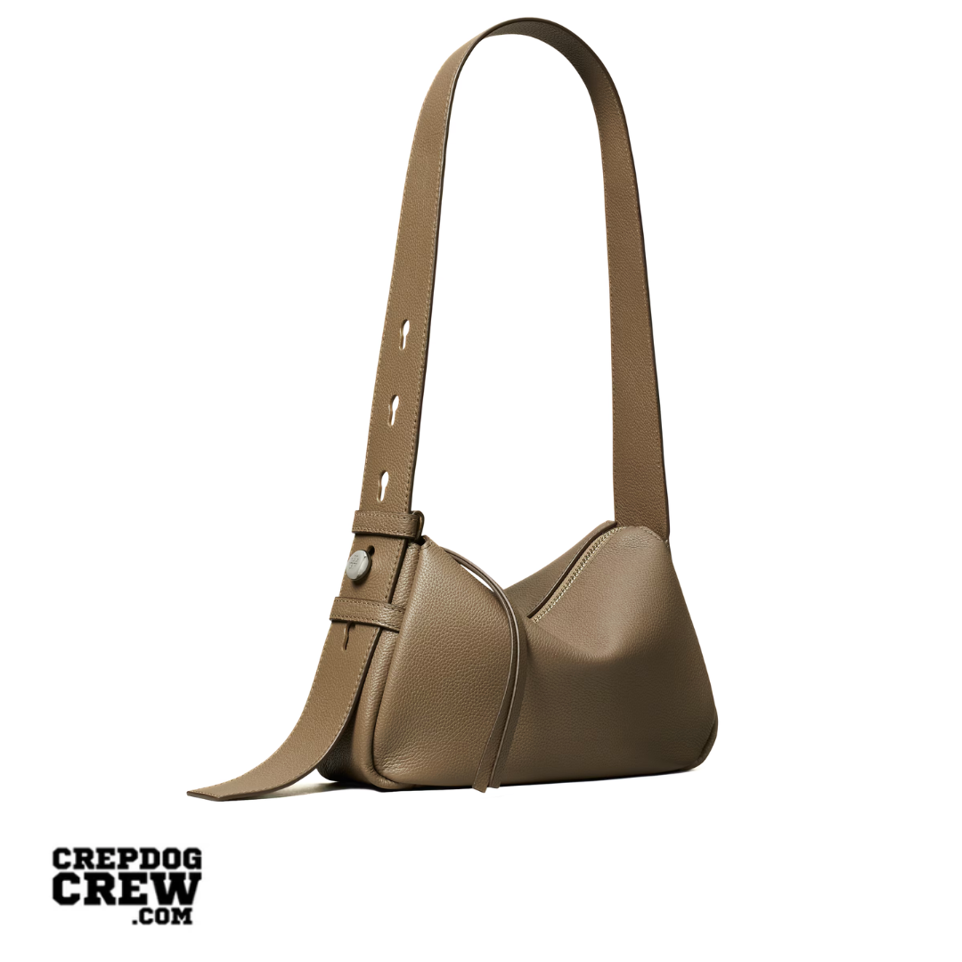 TORY BURCH SMALL ROMY SHOULDER BAG wild mushroom