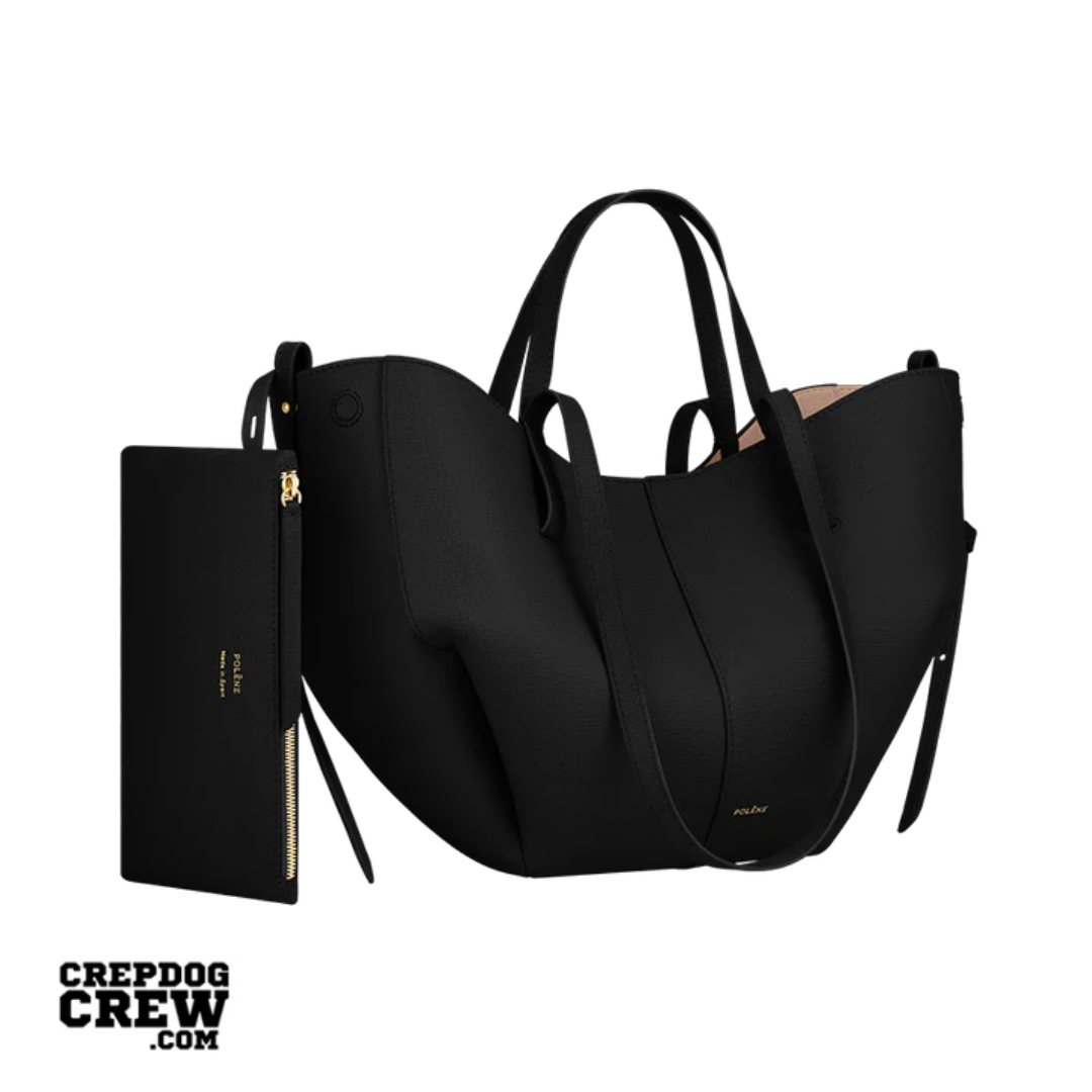 polene Cyme Mini Edition Textured Black