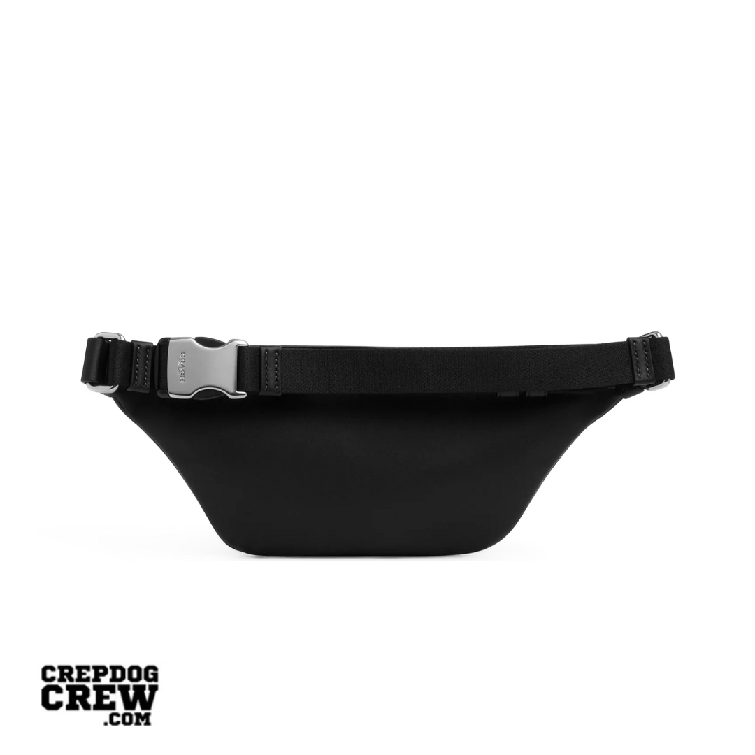 Coach Warren Mini Belt Bag In Signature Denim Silver