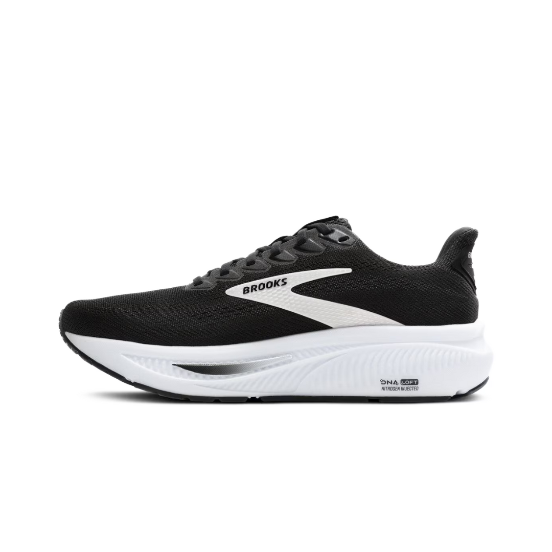 Brooks Ghost 17 Black Grey White