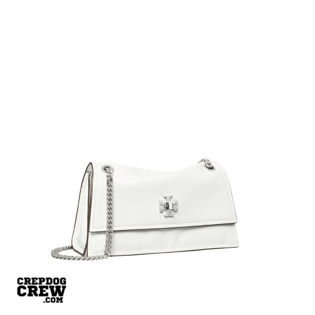 TORY BURCH MINI KIRA TURNLOCK SHOULDER BAG bianco