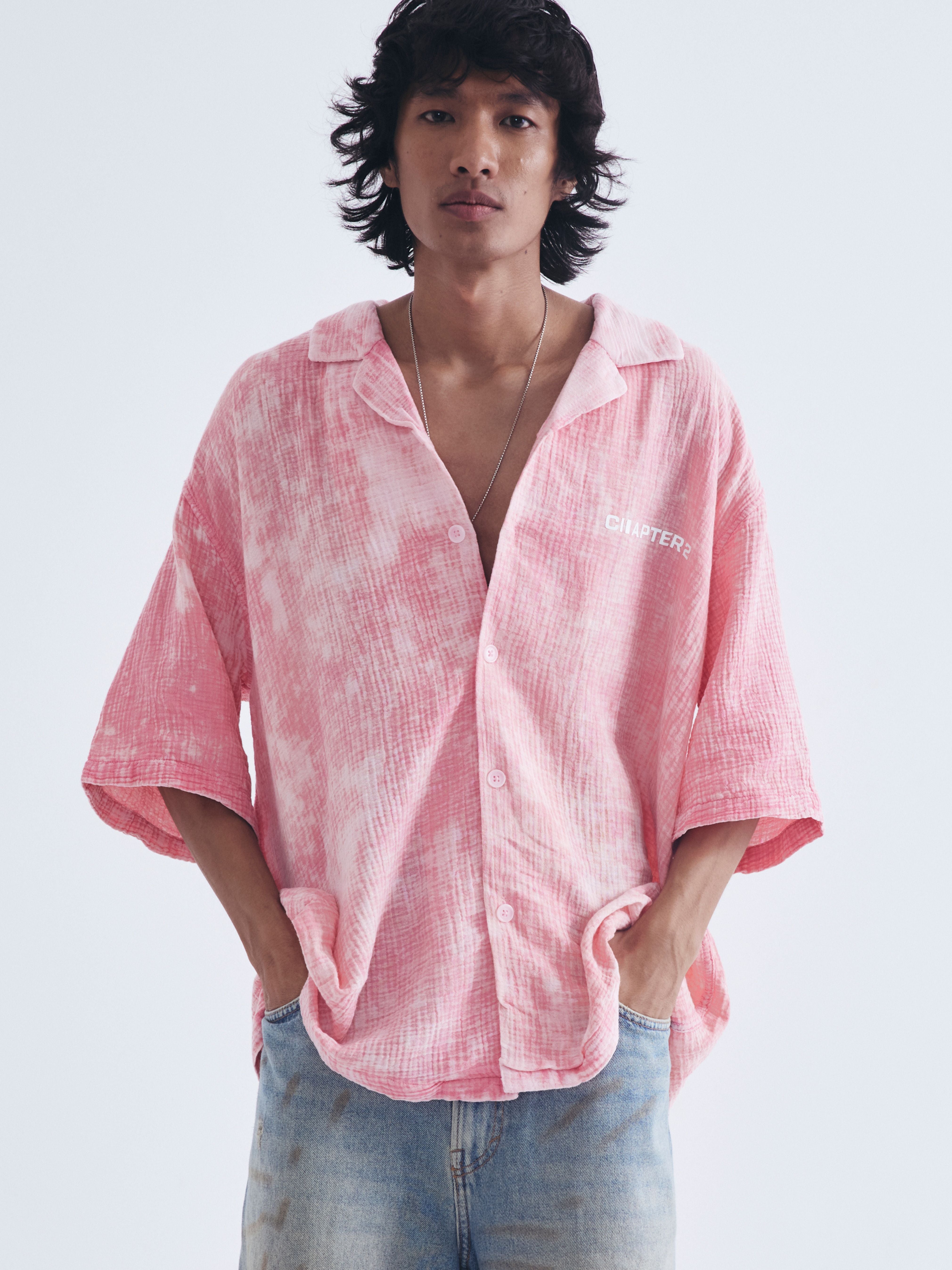 Washed Light Pink Shirt