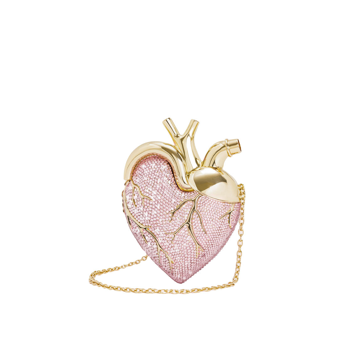 JW PEI Maren Artificial Crystal Heart Shaped Bag - Pink