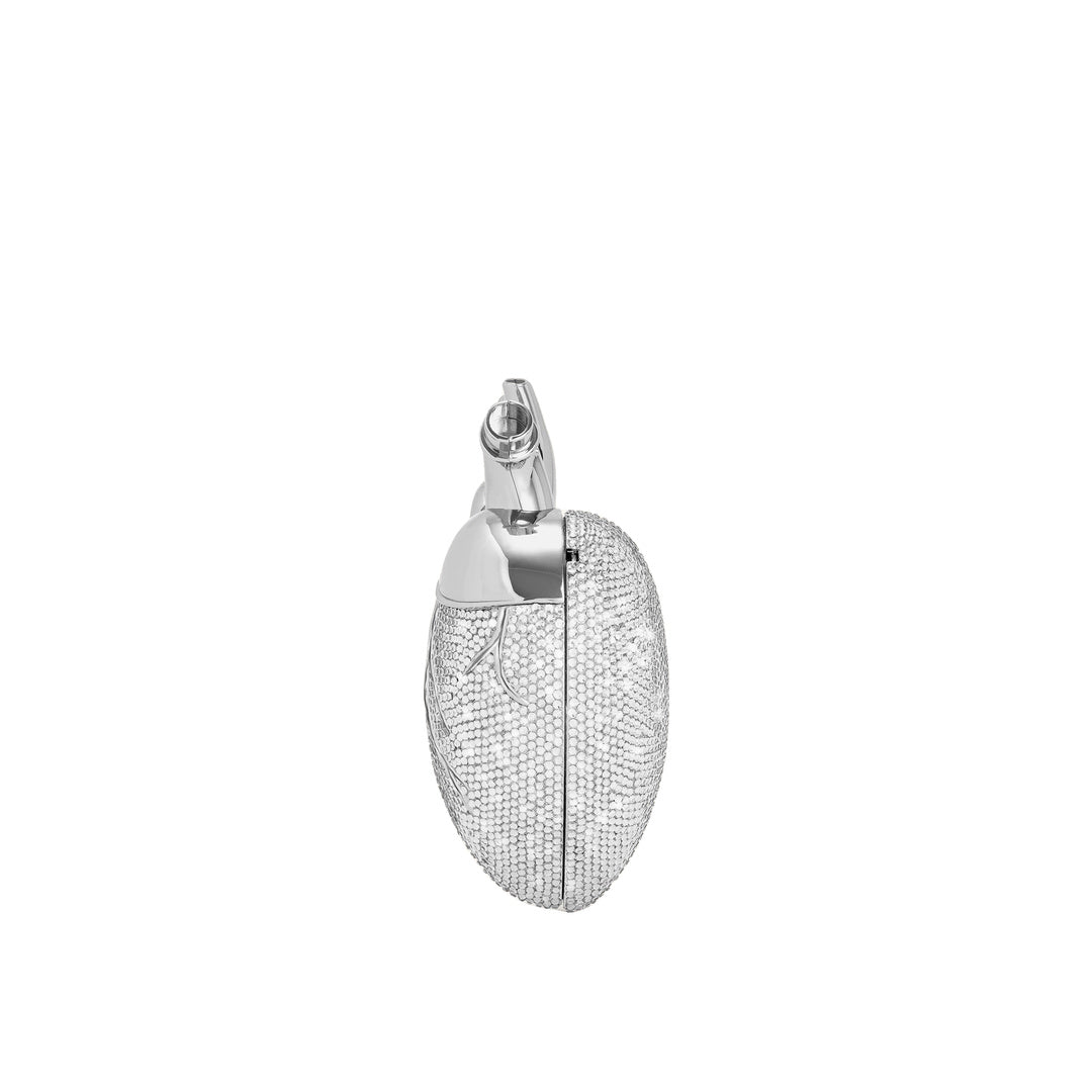 JW PEI Maren Artificial Crystal Heart Shaped Bag - Silver