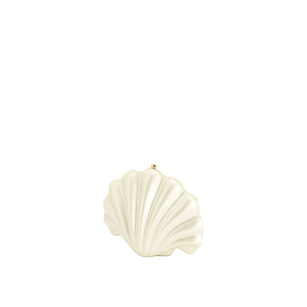 JW PEI Maisie Shell Clutch - Ivory