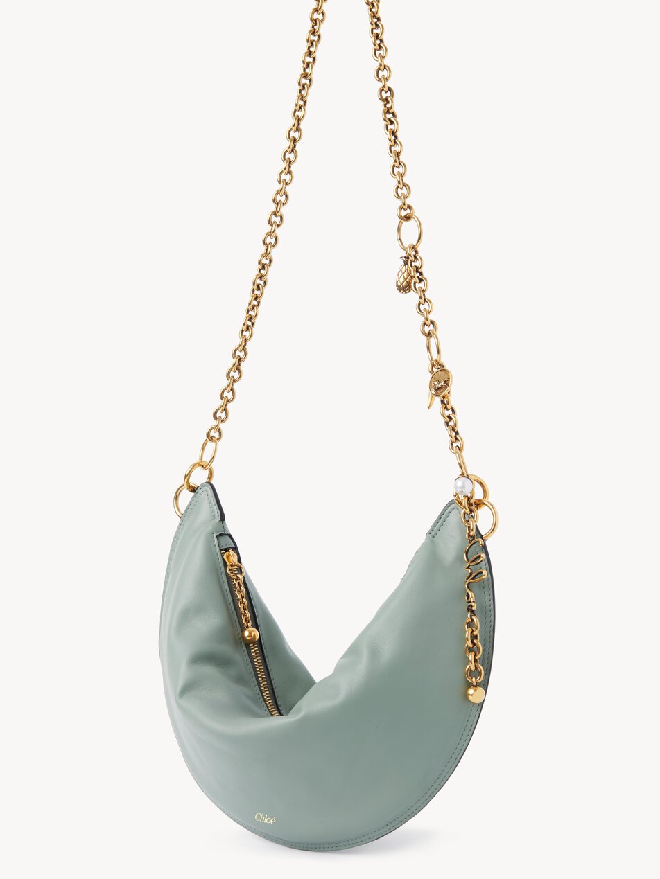 CHLOE Icons shoulder bag in soft leather Bluish Green