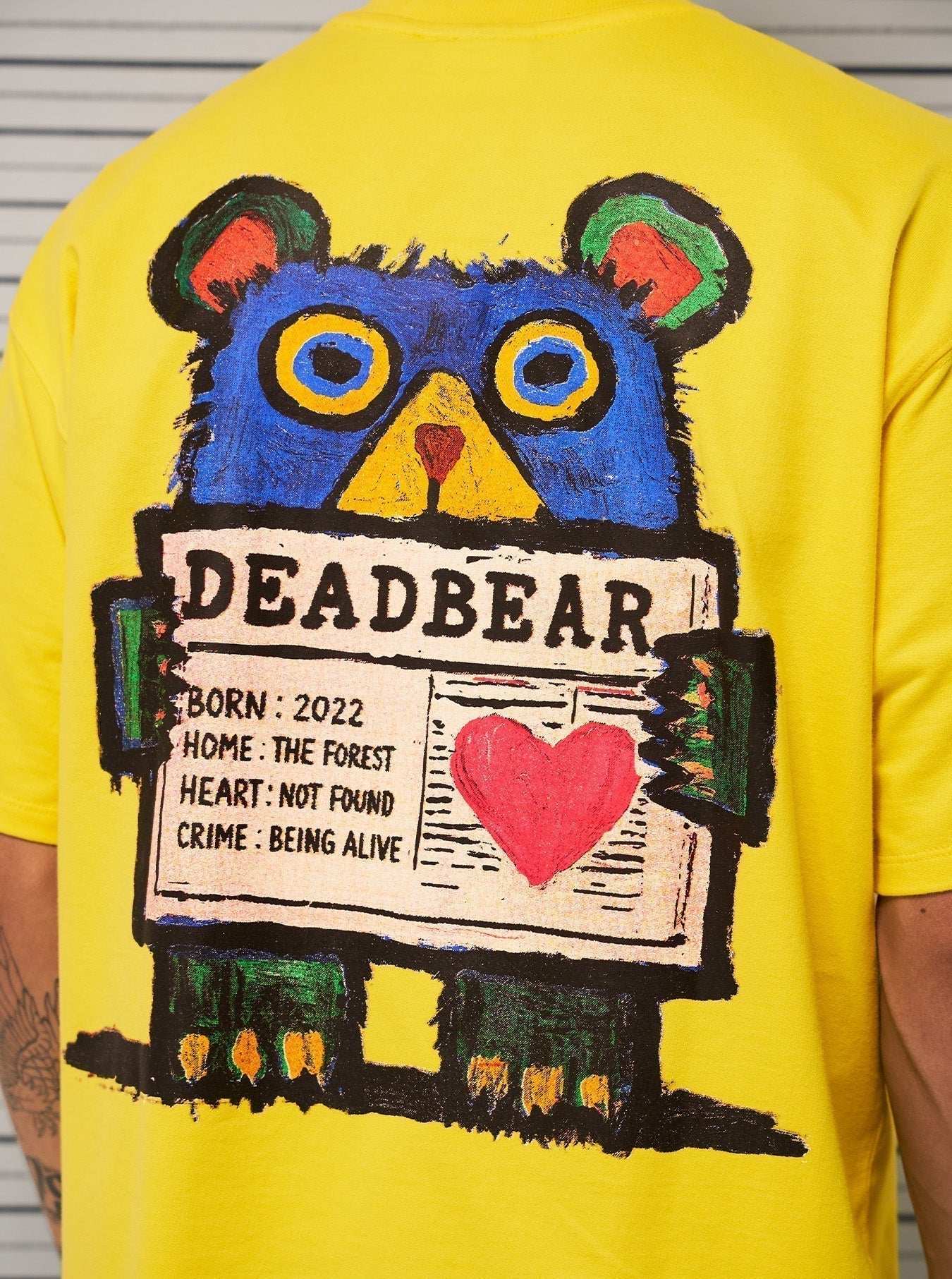 Mugshot Tee Yellow