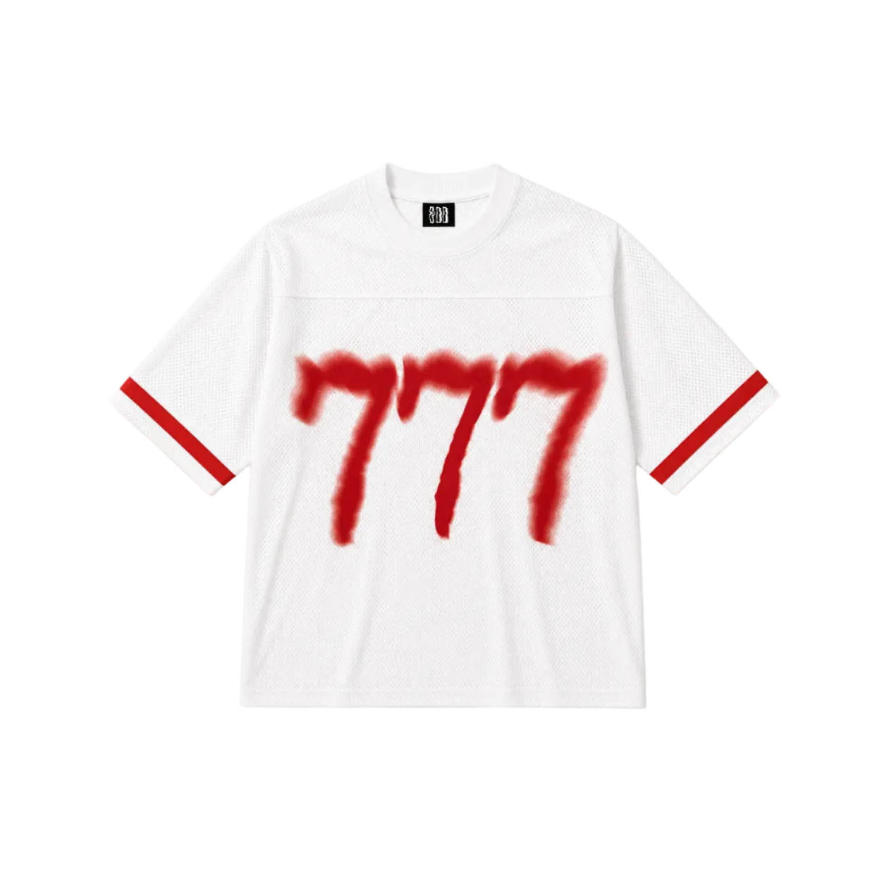 777 White Basic Jersey