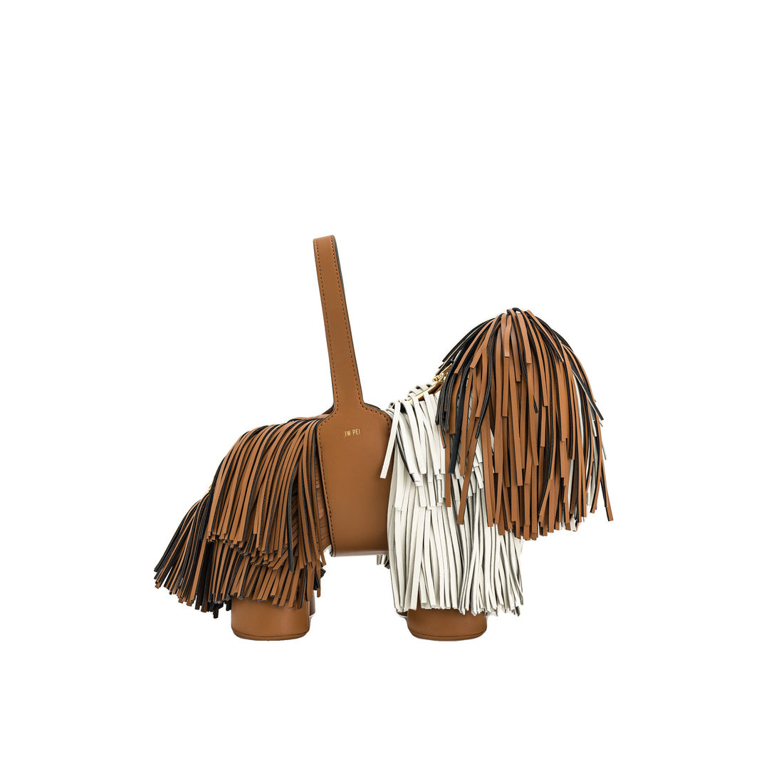 JW PEI Nita Puppy Shape Handbag - Brown