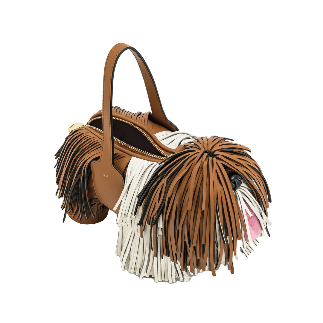 JW PEI Nita Puppy Shape Handbag - Brown
