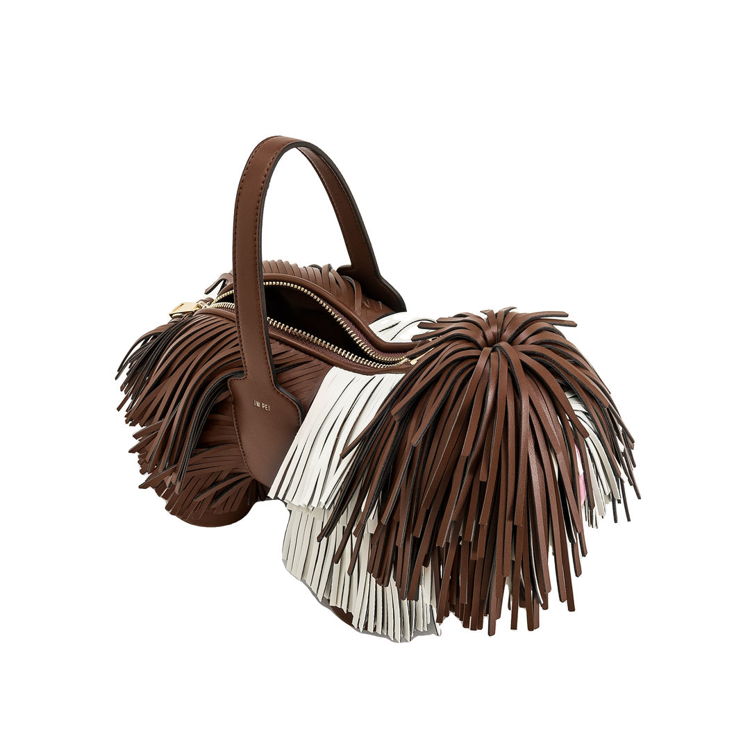 JW PEI Nita Puppy Shape Handbag - Caramel Brown